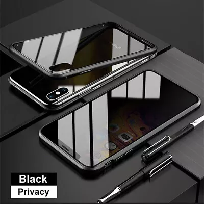 Privacy Anti Spy Magnetic 360 Protective Case For IPhone 14 Pro MAX 13 12 11 US • $11.73