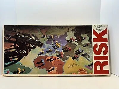 RISK Board Game Parker Brothers World Conquest Vintage 1975 READ • $17.99