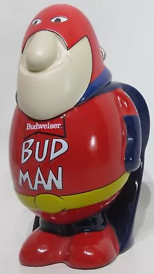 Budweiser Bud Man Beer Stein Ceramarte 1989 Vintage Ceramic Budman • $45