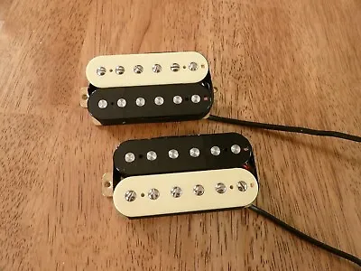 High Output Humbucker Pickup Set Zebra Alnico 5 Magnets 4 Conductor Wired • $36.99