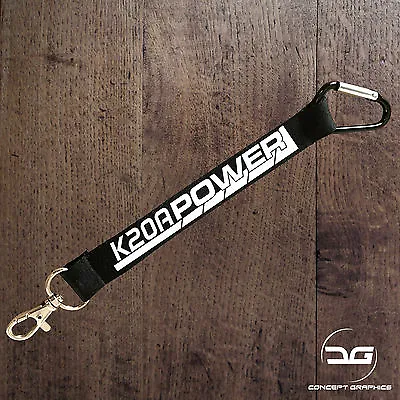 K20A Honda Vtec Engine JDM Mini Lanyard Car Keyring Keychain With Carabiner • $9.94