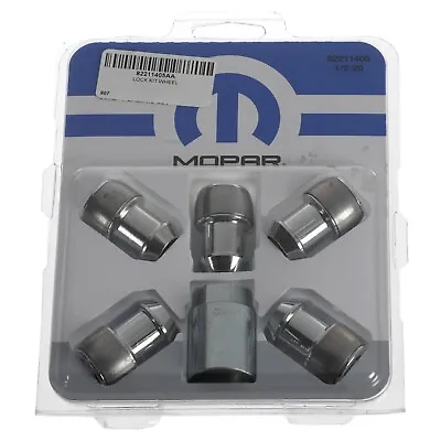 1997-2017 Jeep Wrangler Wheel Locks Set Of 5 MOPAR GENUINE OEM NEW • $67.99