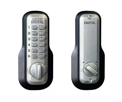 Lockey M210 SN Keyless Digital Deadbolt Door Lock Mechanical Code Keypad M210EZ • $119.31