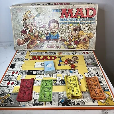 Vintage The MAD Magazine Board Game 1979 Parker Brothers No. 124 Incomplete • $14.99