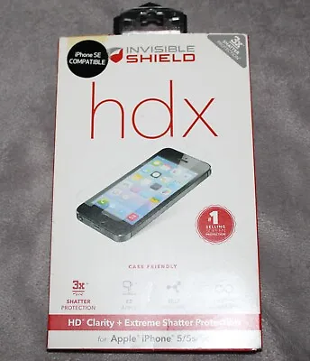 Invisible Shield Apple IPhone 5 5s 5c SE HDX Screen Protector NEW • $8.95