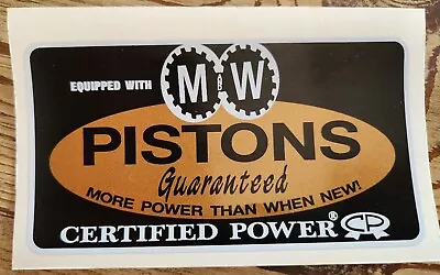 M&w Piston Sticker For Tractor • $18.50