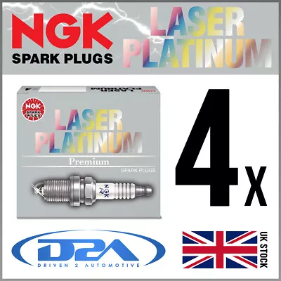 4x NGK PZFR6R 5758 Laser Platinum Spark Plug • £33.89