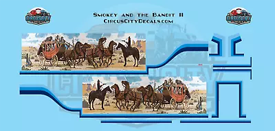GMC General Smokey & The Bandit II Tractor/Trailer S 1:64 Scale Decals • $10.99