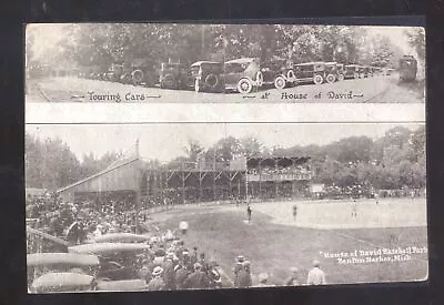 Real Photo House Of David Benton Harbor Michgan Baseball Game Postcard Copy • $11.99