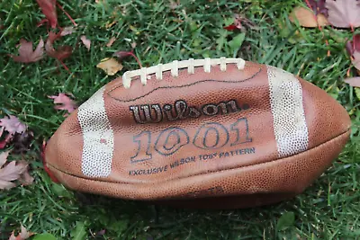 Vintage Wilson 1001 AFCRT Leather Football University Minnesota Used Game? As Is • $49.50