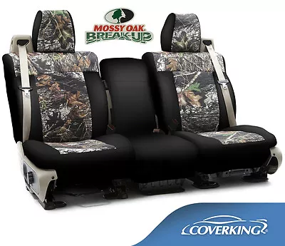 NEW Mossy Oak Break-Up Camo Camouflage Seat Covers With Black Sides / 5102001-14 • $239.99