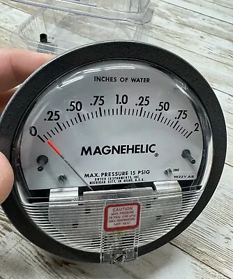 DWYER Series 2002 Magnehelic Gage 0 To 2 Inches Of Water Model W22YAS • $45