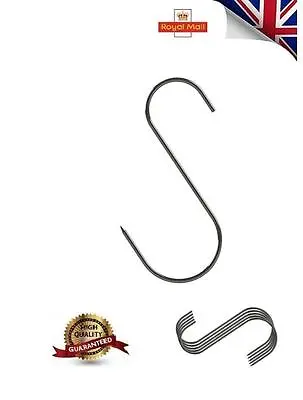£4.97 • Buy Strong Butchers Hooks, Meat Smoke House Hook 6  Pack Of 5 (065)