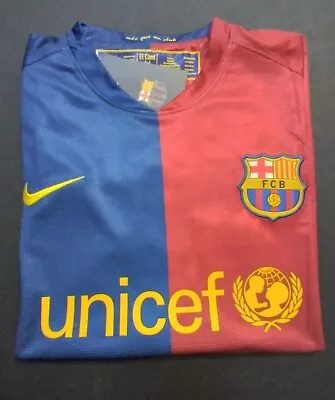 Barcelona Home Jersey Blue/Red Colors Medium Size For Adults Messi • $29.99
