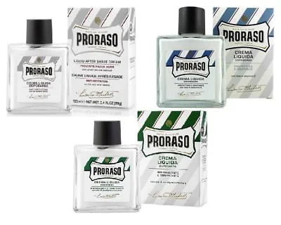 Proraso Aftershave Balm | Green | White | Blue | 100ml • £7.50