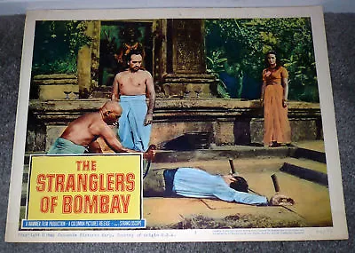 THE STRANGLERS OF BOMBAY Lobby Card Busty MARIE DEVEREUX Original HAMMER 11x14 • $31.99