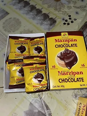 Mazapan De Chocolate De La Rosa Mexican Chocolate Covered Marzipan 16 Pieces • $6.50