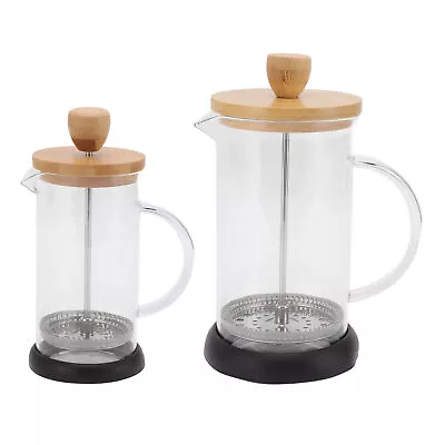French Press Hand Brewing Filter High Borosilicate Tea Coffee Brewer Pot Makers  • £15.23