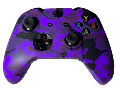 $11.90 • Buy Silicone Cover For XBOX ONE Controller Skin - Purple Camo