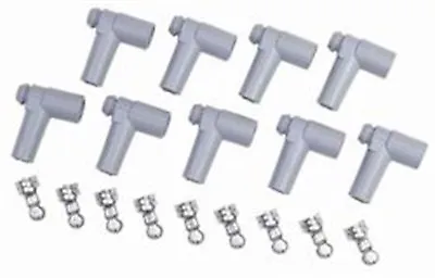 MSD 8849 HEI Style Boot / Terminal Kit 90 Degree Spark Plug Wire Ends Set Of 9 • $25.57