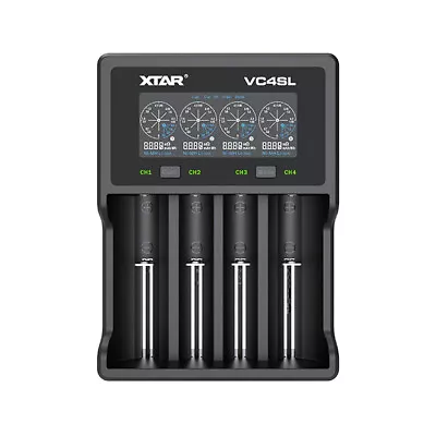 Xtar VC4SL 4 Channel USB-C Powered Battery Charger • $74.95