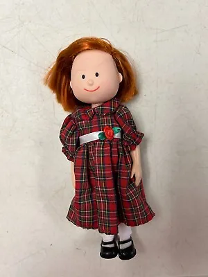 Eden Dollhouse Madeline 7.5 Inch Tall Replacement Doll W Plaid Dress Shoes • $13.50