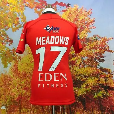 James Meadows London Broncos Match Worn Away 2020 Shirt. UK Men's Size Medium • £60