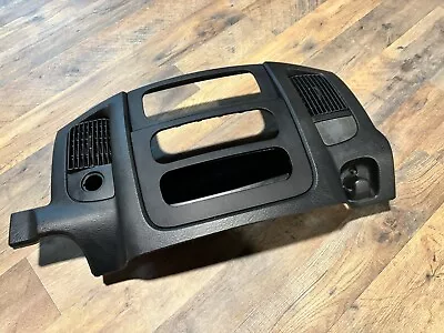 02-05 Dodge Ram Center Radio Heater Dash Trim Bezel Climate Slate Grey Oem • $139.99