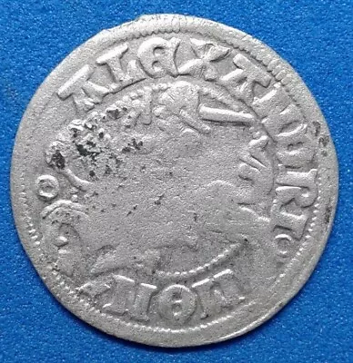  Halfgroat - Zygmunt I Lithuania 1509-1518  Silver Coin. • $35