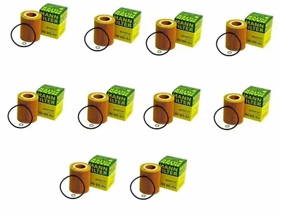 For BMW E36 E39 E46 E53 E60 E83 320i Set Of 10 Engine Oil Filter Mann • $90.95