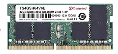 Transcend 32GB RAM Memory Module 32GB DDR4 2666 MHz 260-pin • $85