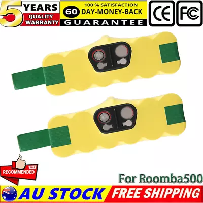 2pack 5.2Ah 14.4V Battery For IRobot Roomba 500 Ni-MH 690 650 805 Vacuum Cleaner • $49.98