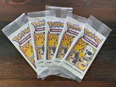 $16.99 • Buy 25th Anniversary General Mills Cereal Pokemon Cards 3-card Sealed Packs Lot Of 5