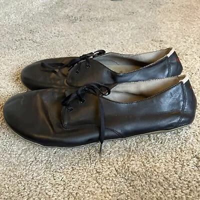 Vivobarefoot  Black Leather Minimalists Sneaker Size 9 • $49.99