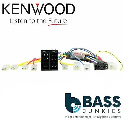 Kenwood KVT-725DVD Car Radio Stereo 16 Pin Wiring Harness Loom ISO Lead Adaptor • £29.95