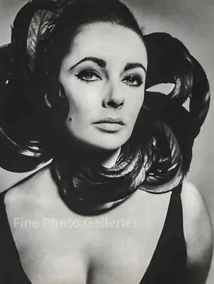 1964 ELIZABETH TAYLOR Movie Actress RICHARD AVEDON Large Duotone Photo Art 16x20 • $248.14