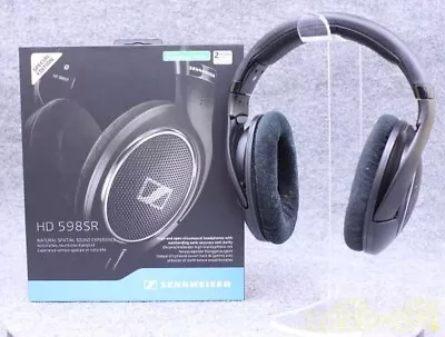 Sennheiser HD 598 SR Open-Back Headphones Audio 12Hz～38.5kHz Black Japan • $176.29