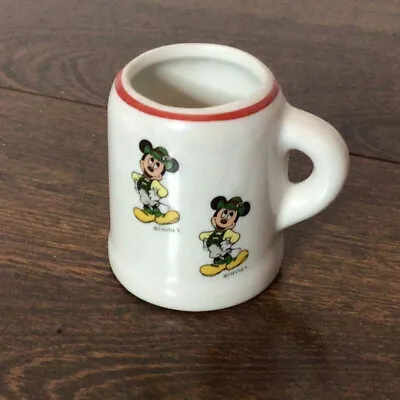 Vintage Disney Mickey Mouse Beer Stein Mug - Reutter W Germany • $11