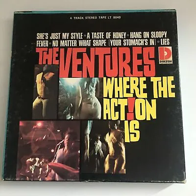THE VENTURES Where The Action Is LT 8040  Reel To Reel 7 1/2  IPS Liberty • $49.99