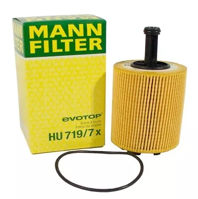 Engine Motor Oil Filter Mann For Audi A3 TT Quattro Volkswagen Beetle Golf Jetta • $10.41