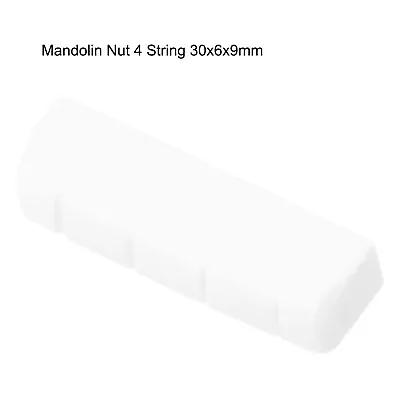 30x6x9mm Mandolin Nut 5g Bone White 1pc Brand New Durable High Quality • $6.47