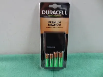 NEW Duracell Rechargeable Premium Charger Includes 2 AA And 2 AAA NiMH • $19