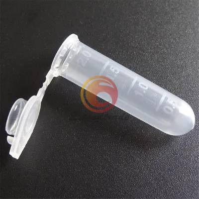 100pcs 2ml Micro Centrifuge Tube Vial Clear Plastic Vials Container Snap • $6.45