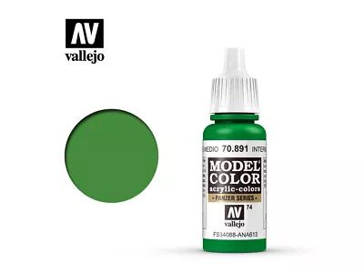 Vallejo Model Color Paint - Intermediate Green 17ml - 70.891 • £2.95