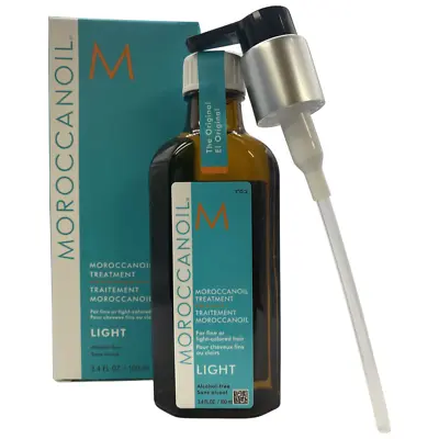 Moroccanoil Oil Treatment LIGHT With Pump 3.4oz 100ml        BUY WITH CONFIDENCE • $33.75