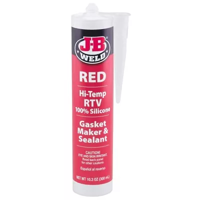 $33.50 • Buy JB Weld Hi Temp Red Silicone Gasket Maker & Sealant 300ml J-B 31914 Automotive