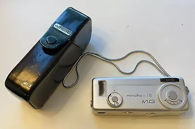 Minolta 16 MG Miniature Still Camera & Leather Case • $45