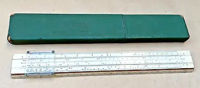Vintage A.W Faber-Castell 11/87 K Slide Ruler With Travel Case. Made In Germany • $18