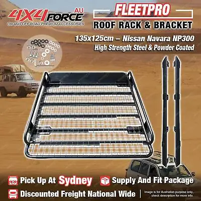 Fleetpro Steel Tradesman Roof Rack 135x125cm For Nissan Navara NP300 SYD Stock • $345