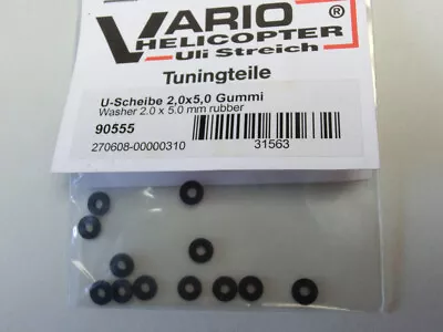 Replacement Part 12 Piece Washer 2 X 5 Rubber Vario Sky Fox Helicopter Heli • $6.37